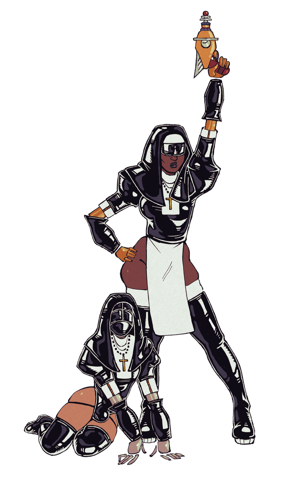 "latex nun"
